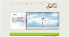 Desktop Screenshot of lightningantennas.com